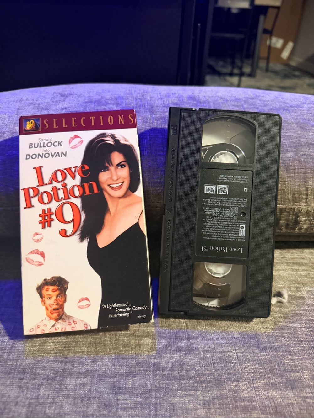 Love Potion #9 VHS 1992 Sandra Bullock Tate Donovan 20th Century Fox Vintage